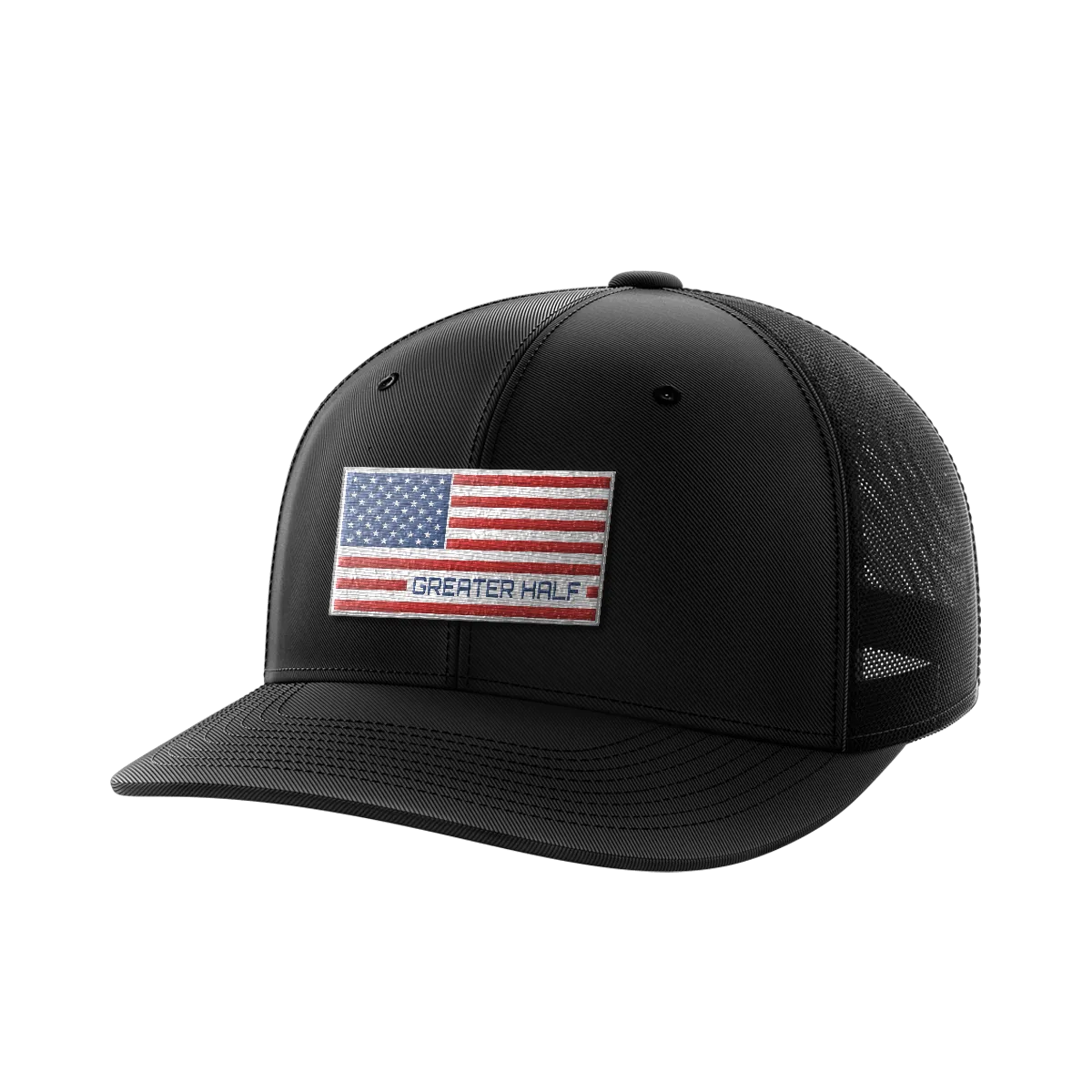 USA Flag Woven Patch Hat