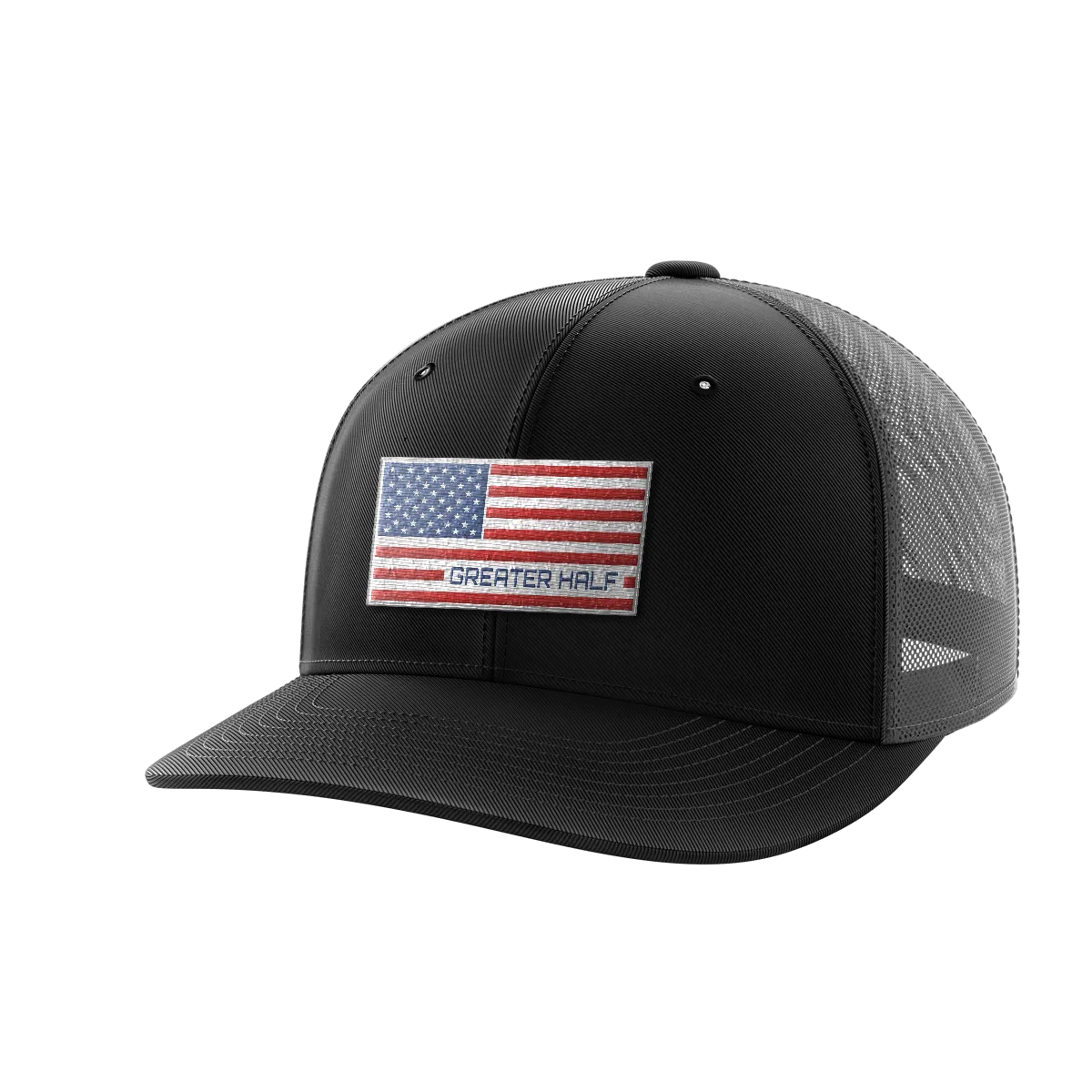 USA Flag Woven Patch Hat