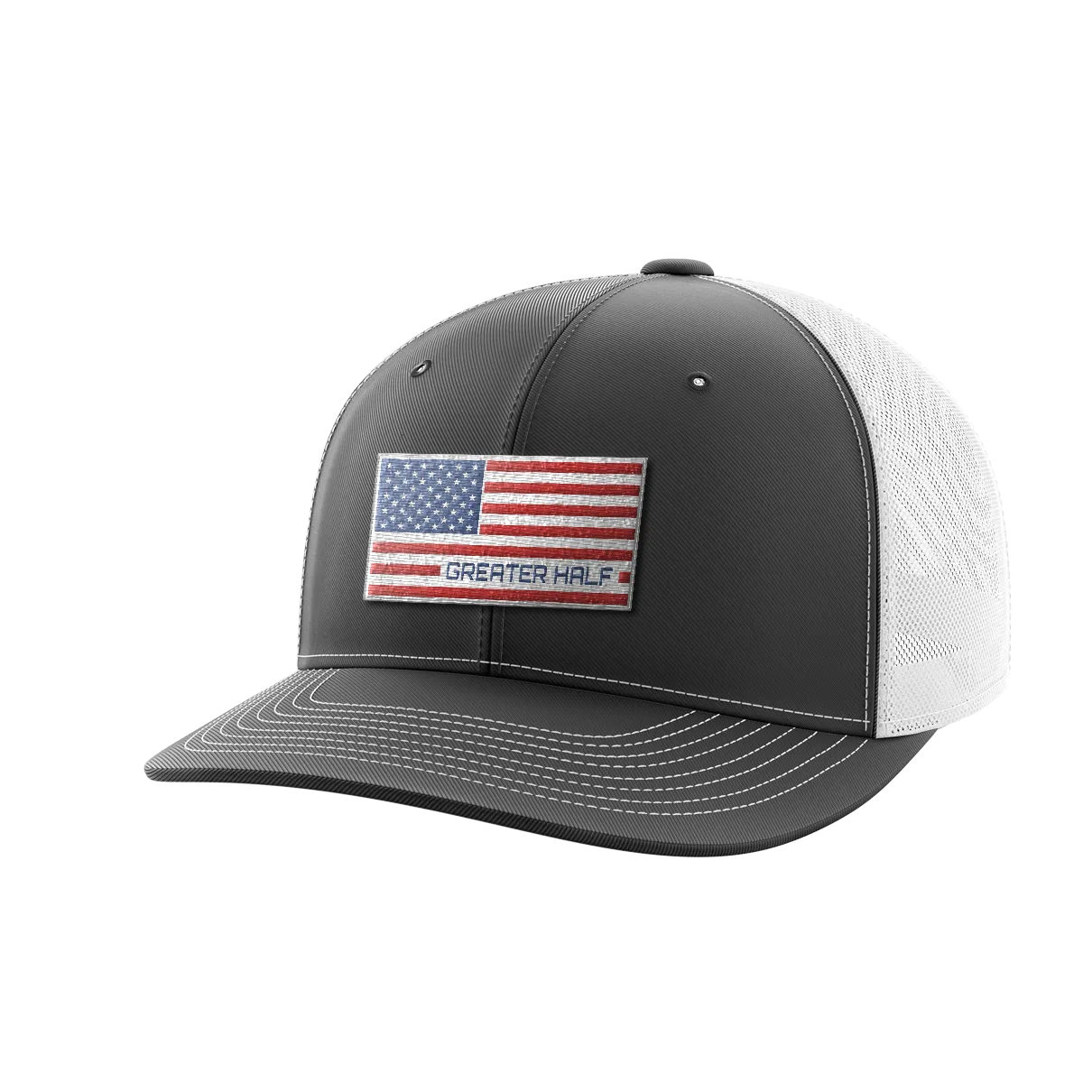 USA Flag Woven Patch Hat