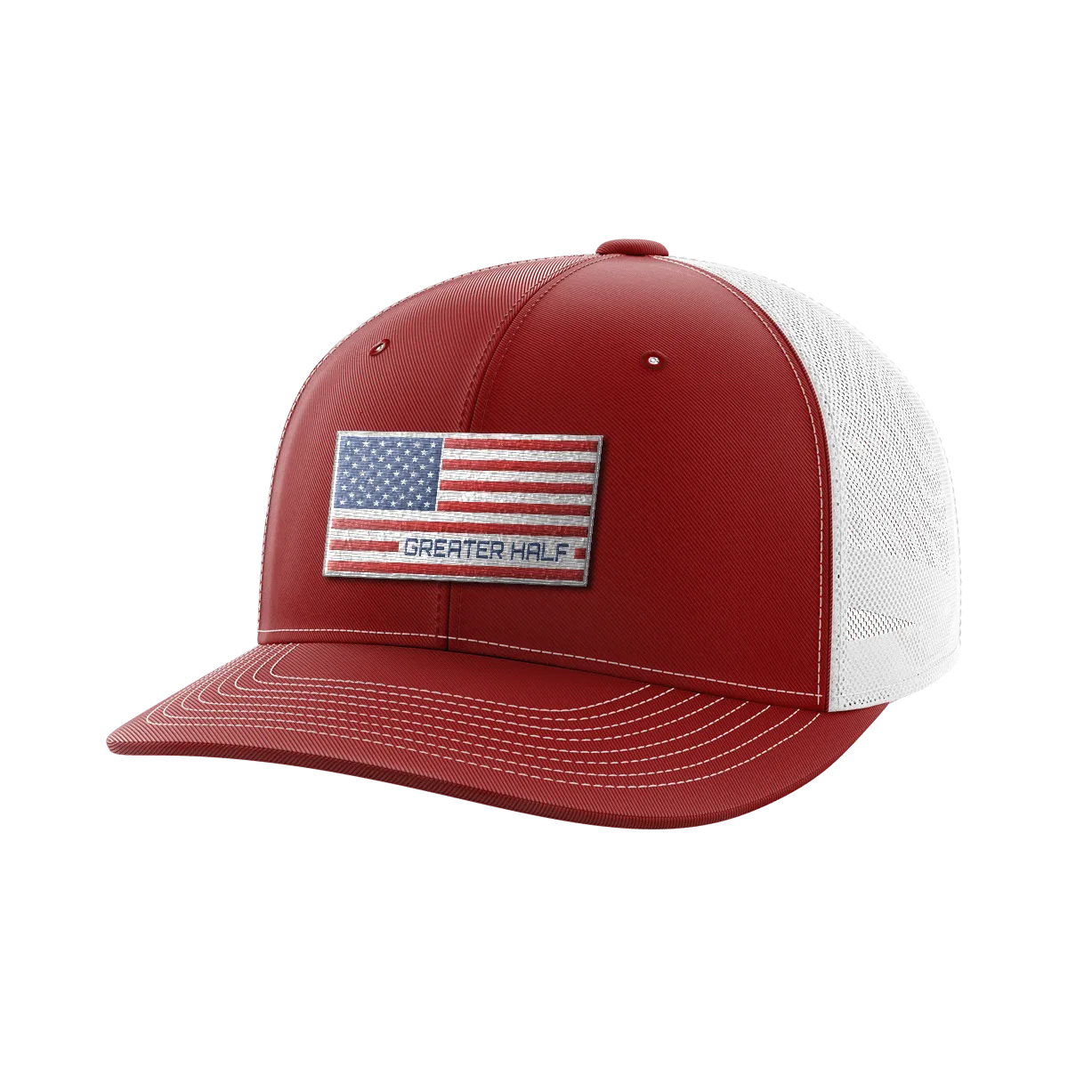USA Flag Woven Patch Hat