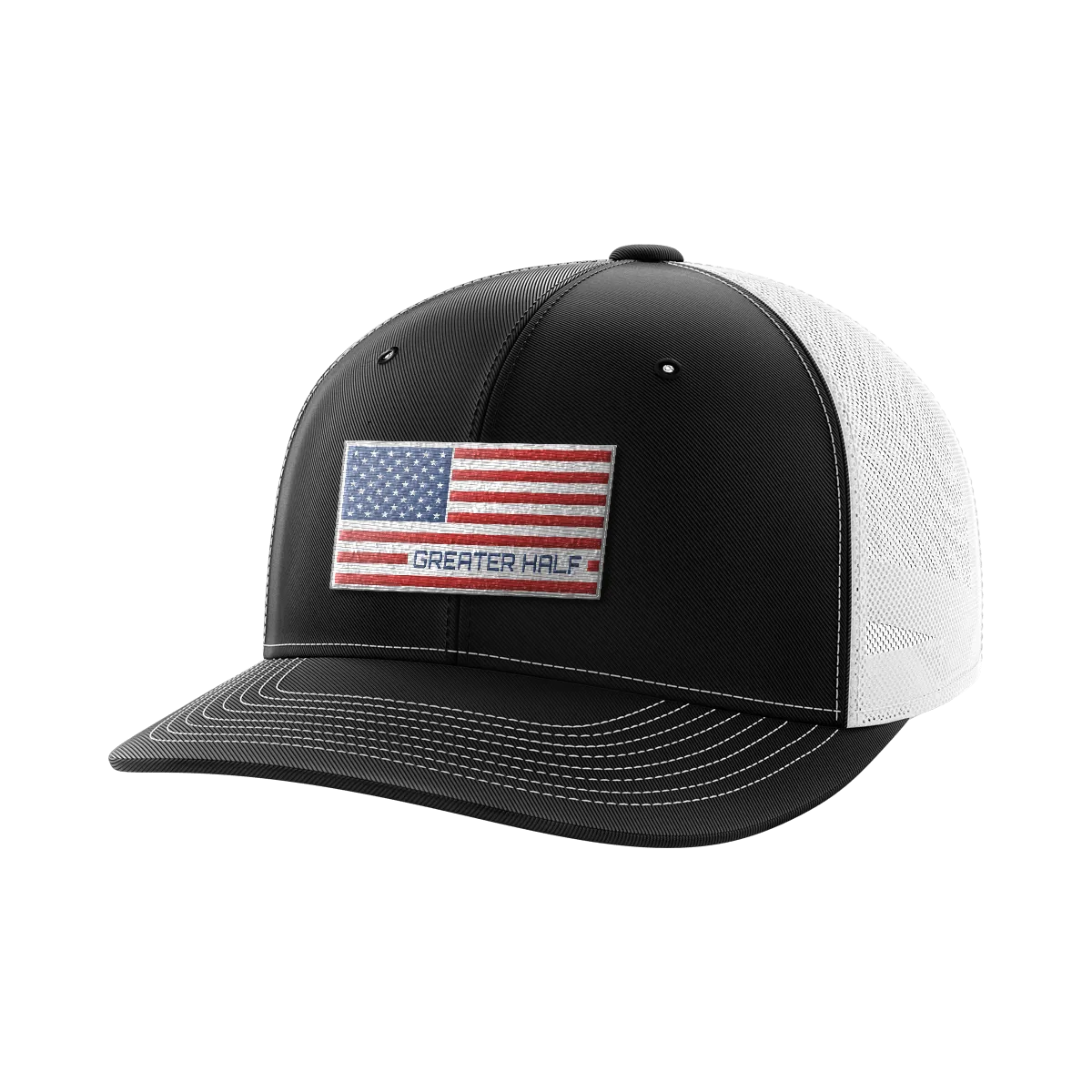 USA Flag Woven Patch Hat