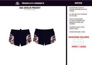 USA-Javeline-Project Mens Split Track Short