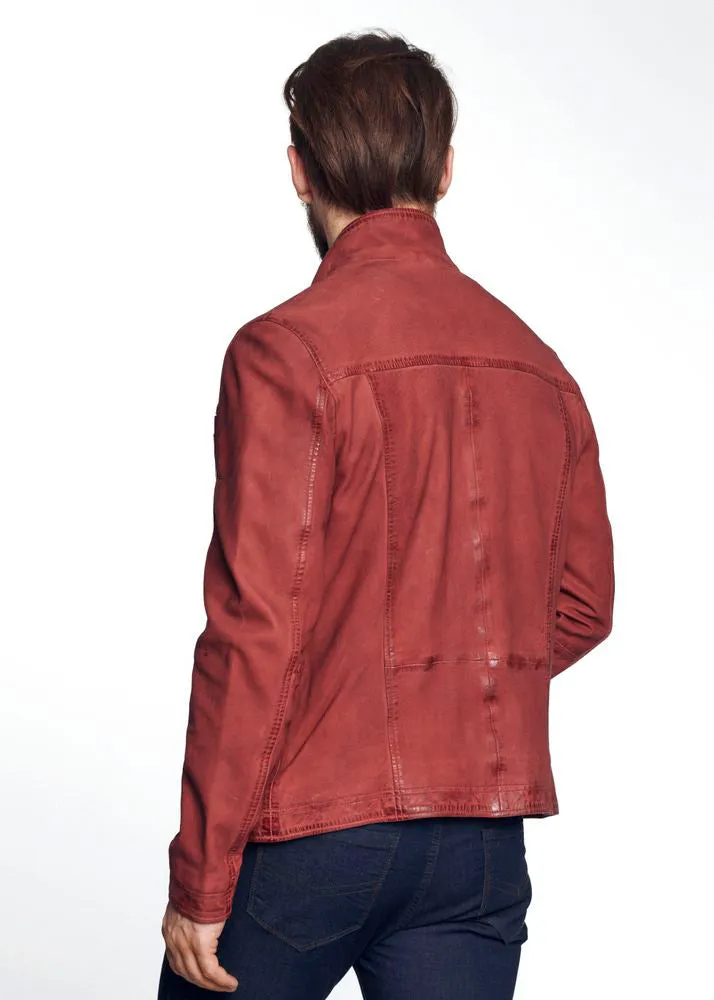 Used Look Leather Jacket for Men's by TJS