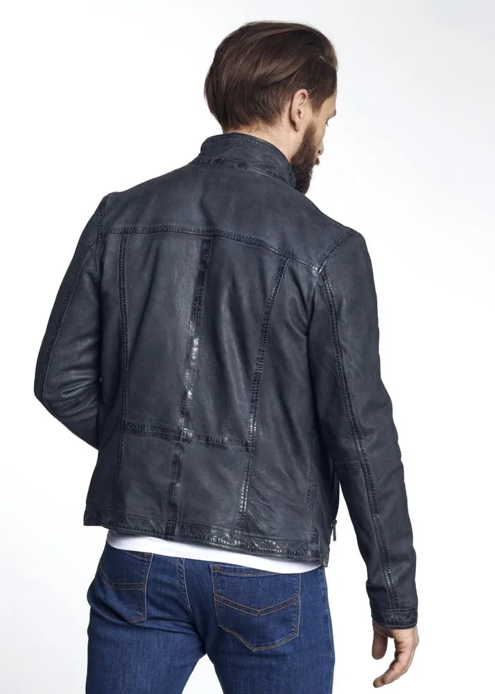 Used Look Leather Jacket for Men's by TJS