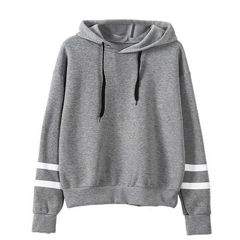 VenusFox Autumn Women Casual Long Sleeve Hooded Pullover Sweatshirts