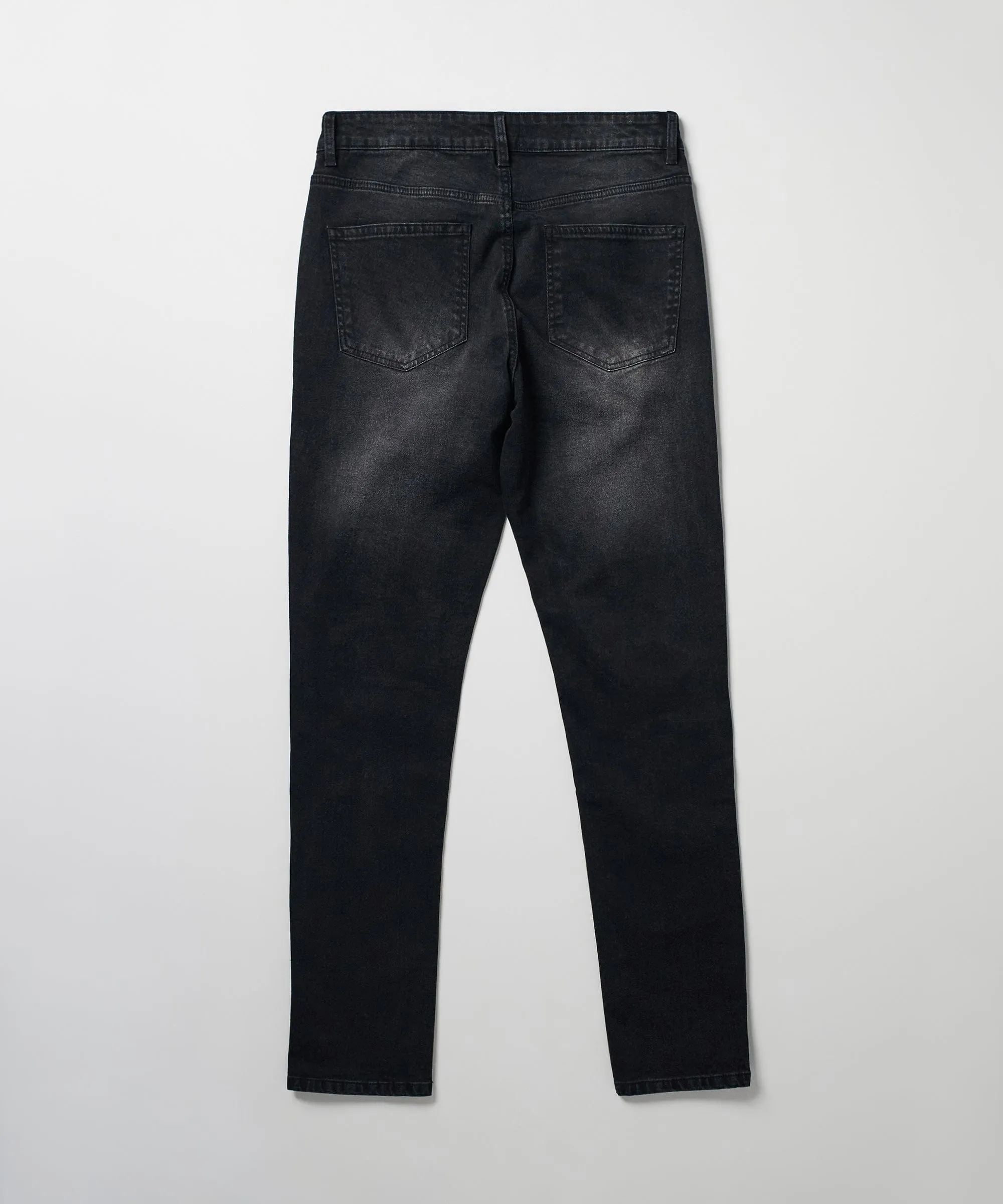 Vice Ripped Detail Denim Jeans - Washed Black