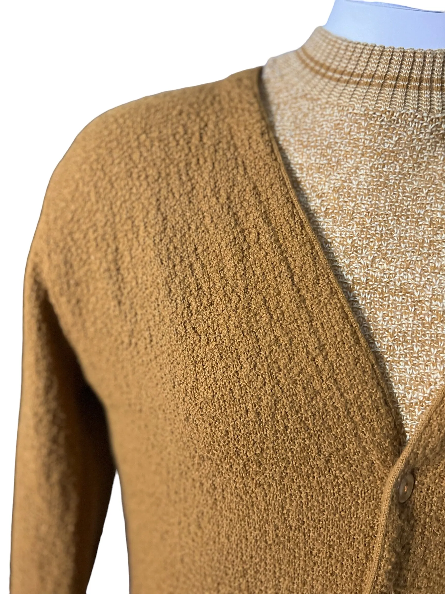 Vintage 60's men’s cardigan sweater M