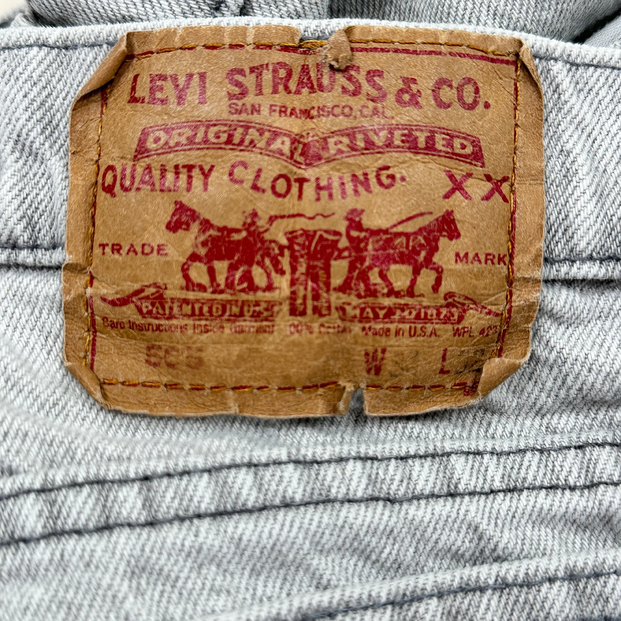 Vintage 90s Levi's 505 Straight Leg Jeans - Measures 32x30