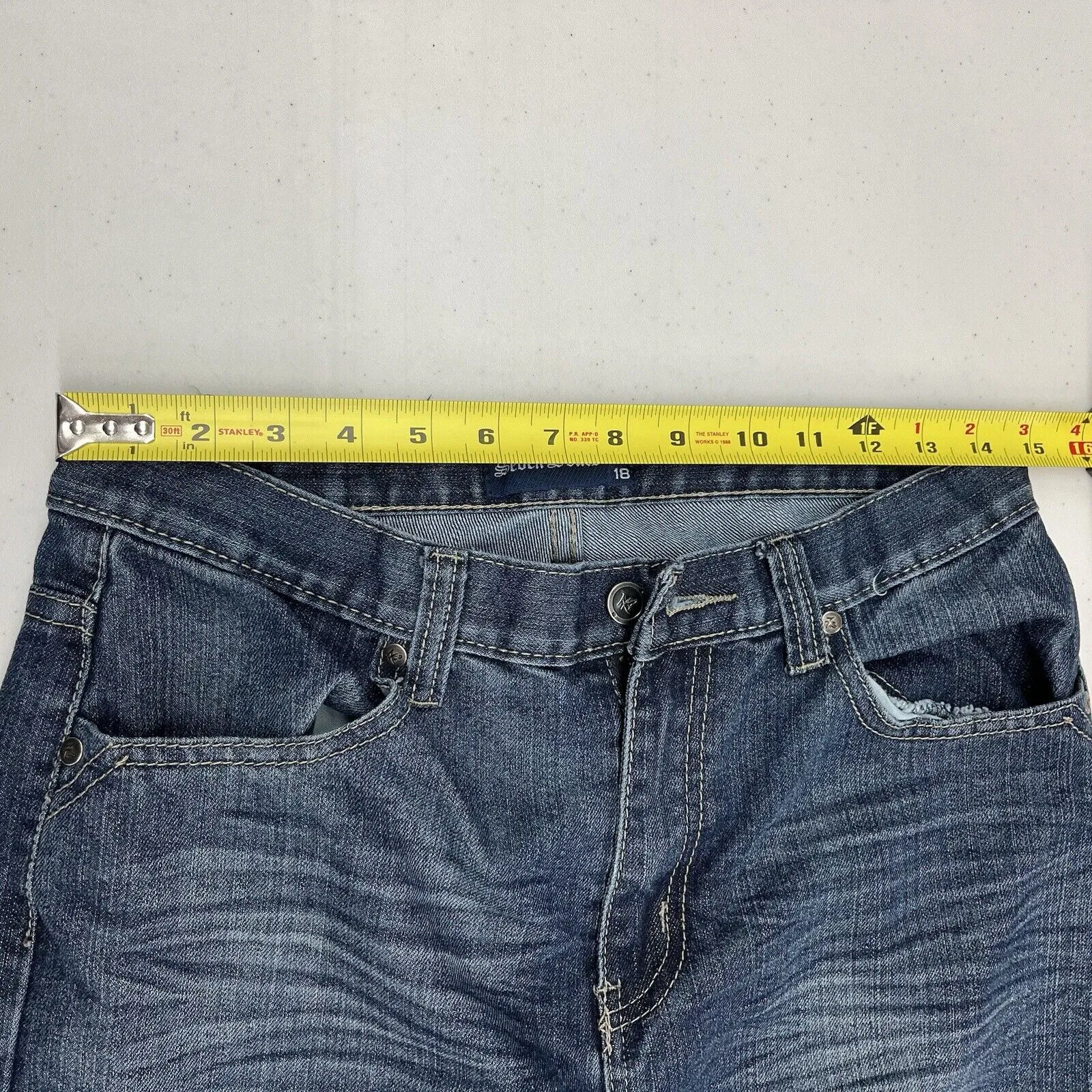 Vintage 90s Seven Souls Blue Jeans Medium Wash Straight Leg Men's Size 18