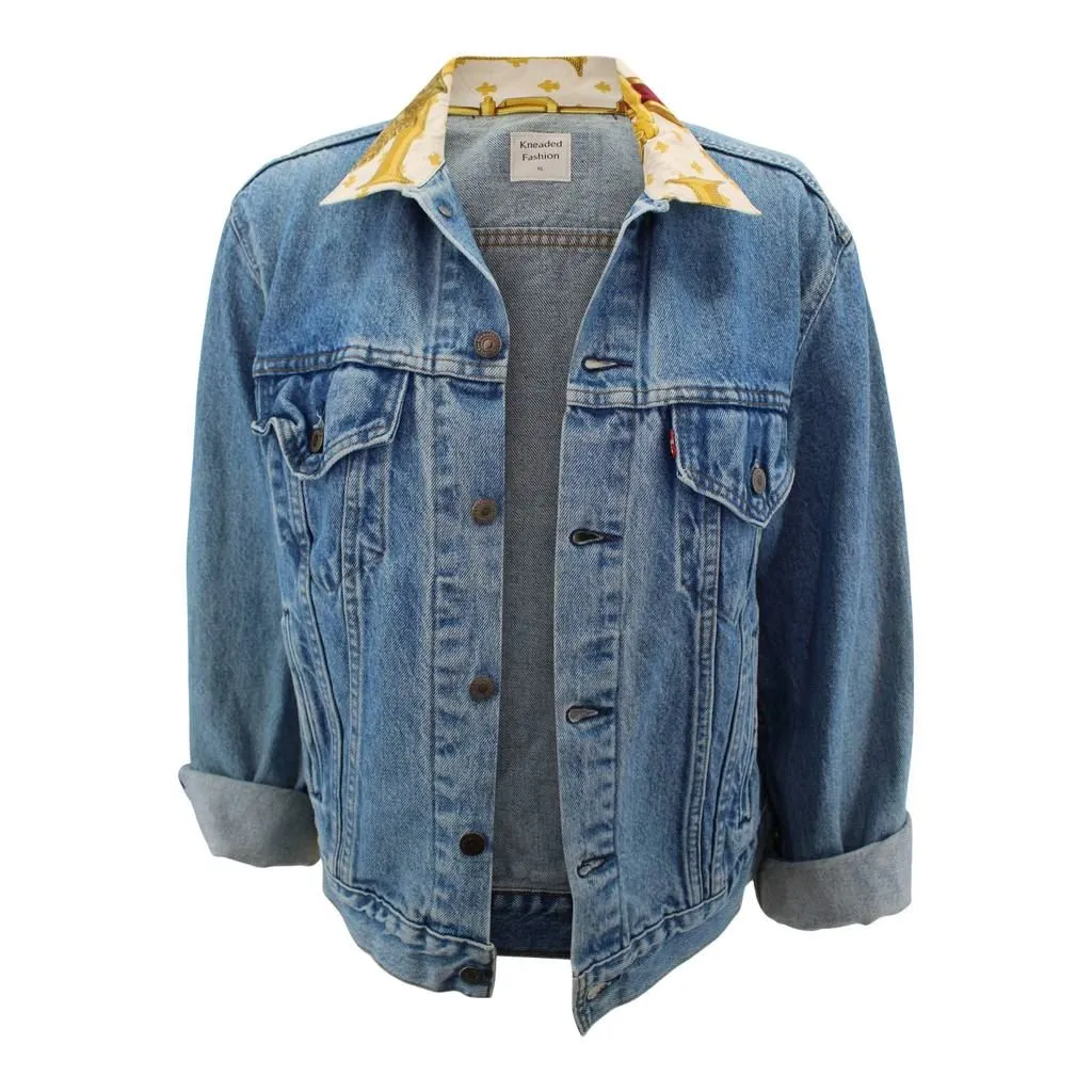 Vintage Denim Collar Jacket