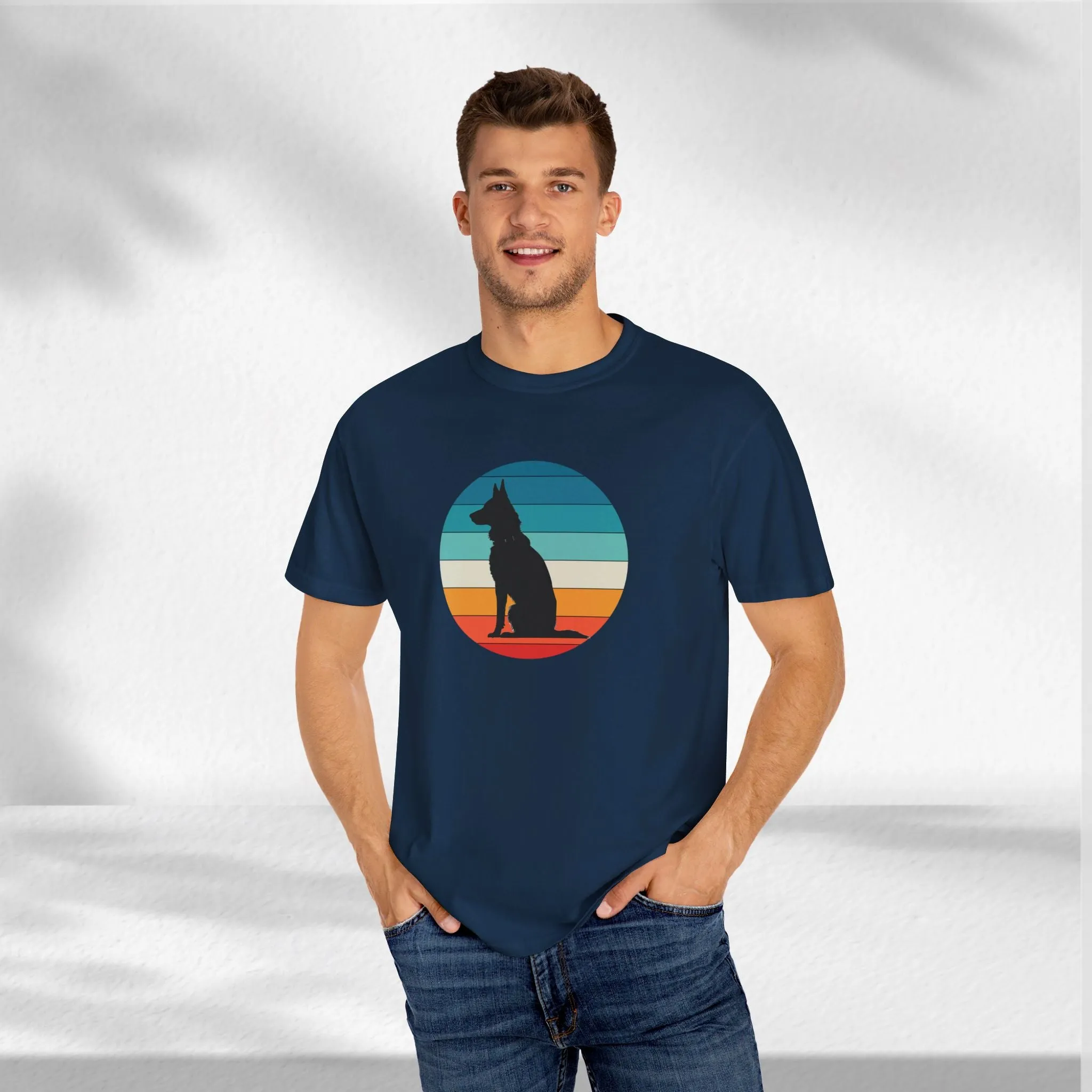 Vintage German Shepherd T-Shirt | Retro Dog Design