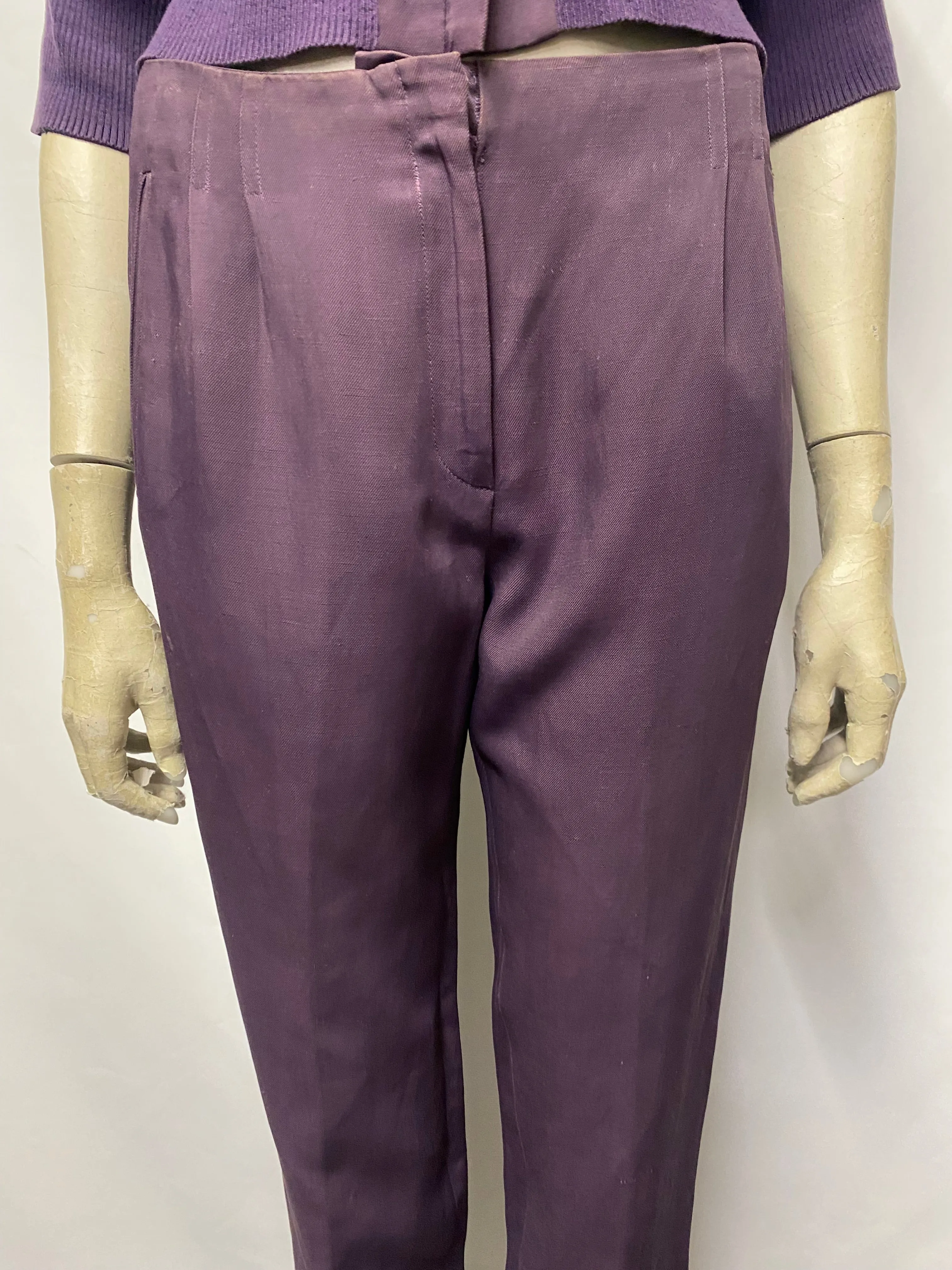 Vintage Kenzo Purple Tracksuit Top and Trousers 8-10