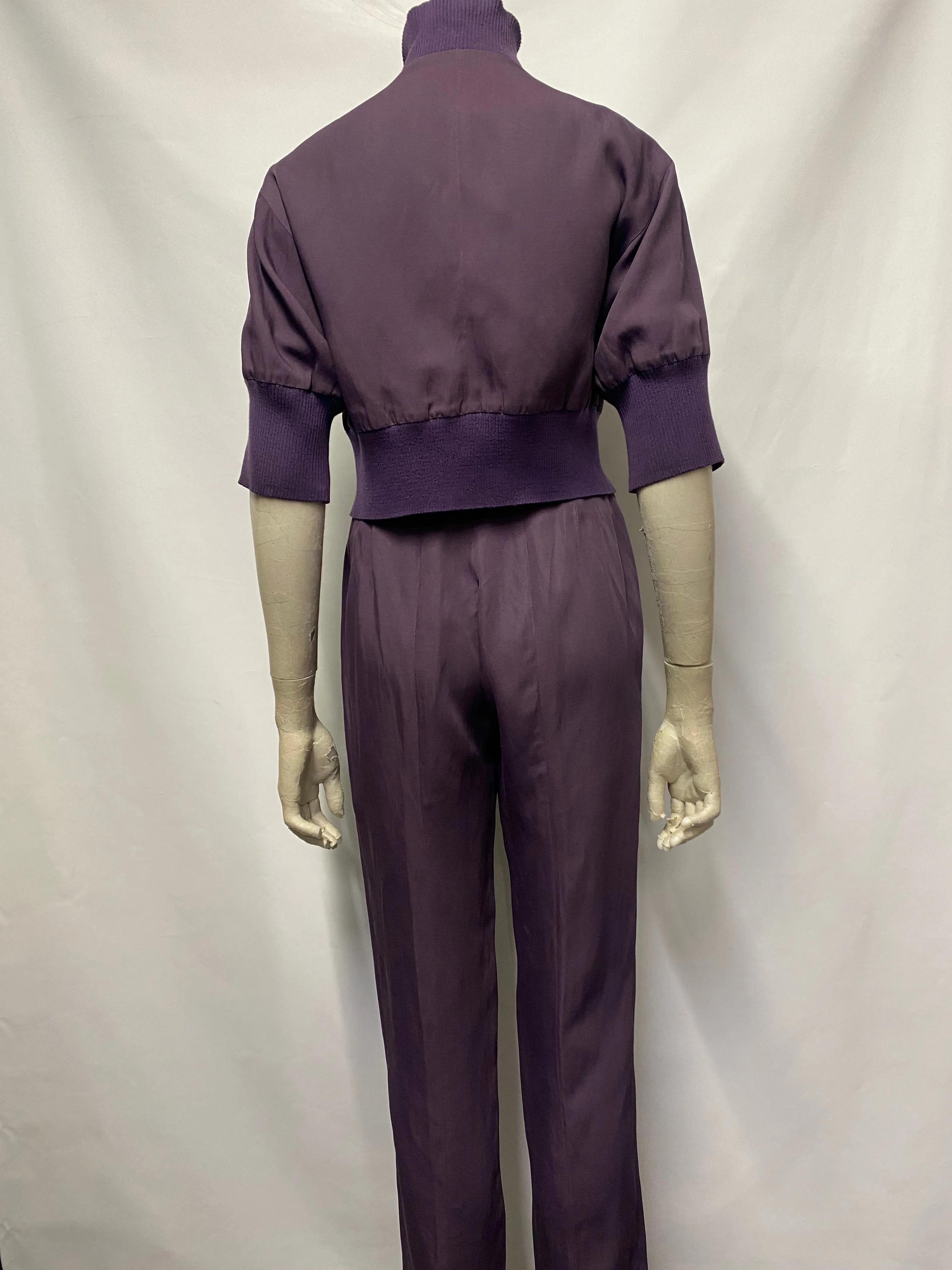 Vintage Kenzo Purple Tracksuit Top and Trousers 8-10