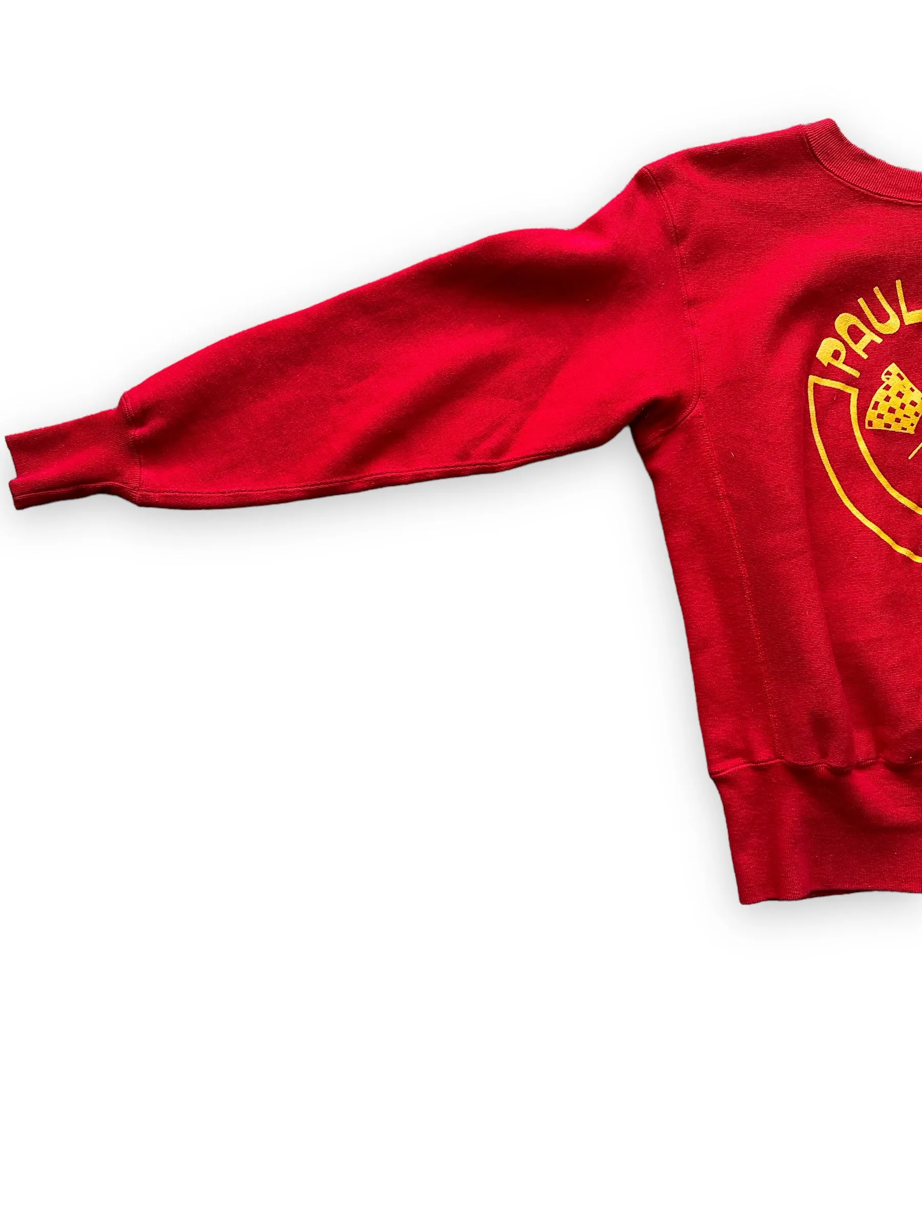 Vintage Paulson's Motorcycles Champion Reverse Weave Crewneck Sweatshirt SZ S | Seattle Vintage Crewnecks | Barn Owl Vintage Seattle