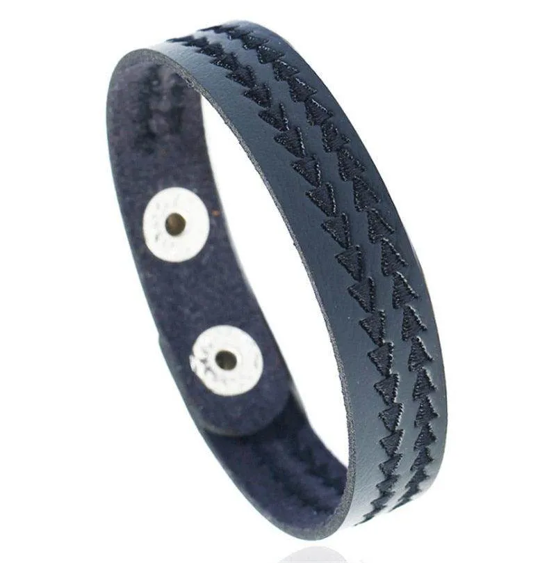 Vintage Punk Retro Multilayer Wristband Bracelets For Men