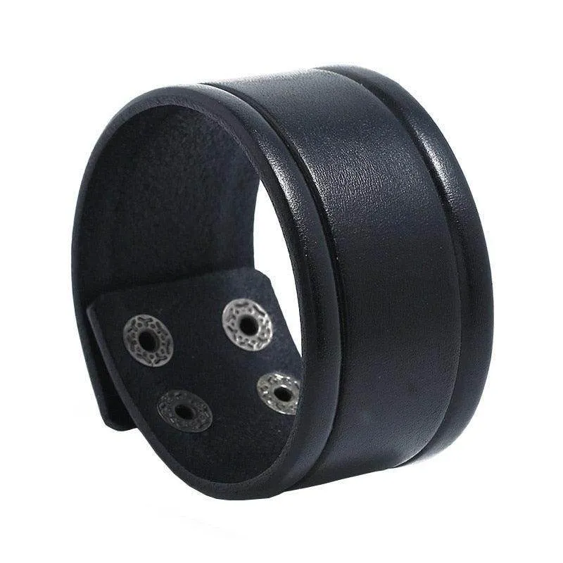 Vintage Punk Retro Multilayer Wristband Bracelets For Men