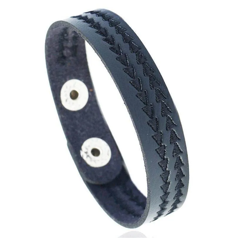 Vintage Punk Retro Multilayer Wristband Bracelets For Men