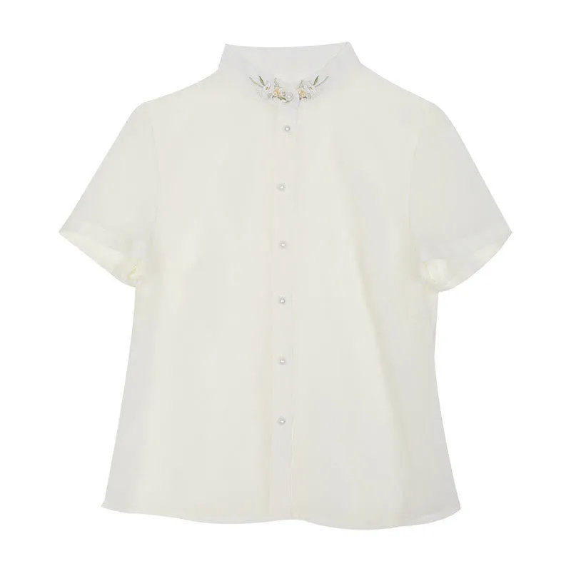 Vintage Vest Chiffon T-Shirt Pleated Skirt