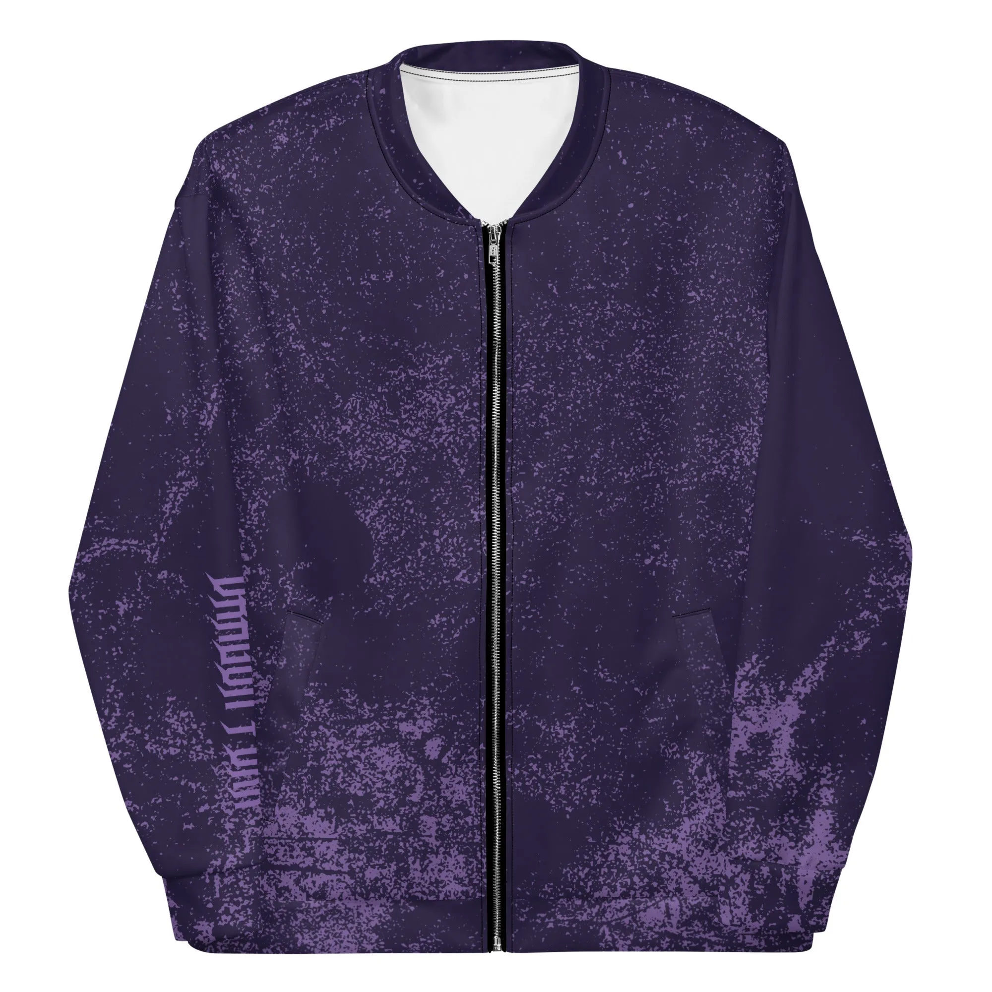 Violet Inferno Bomber Jacket