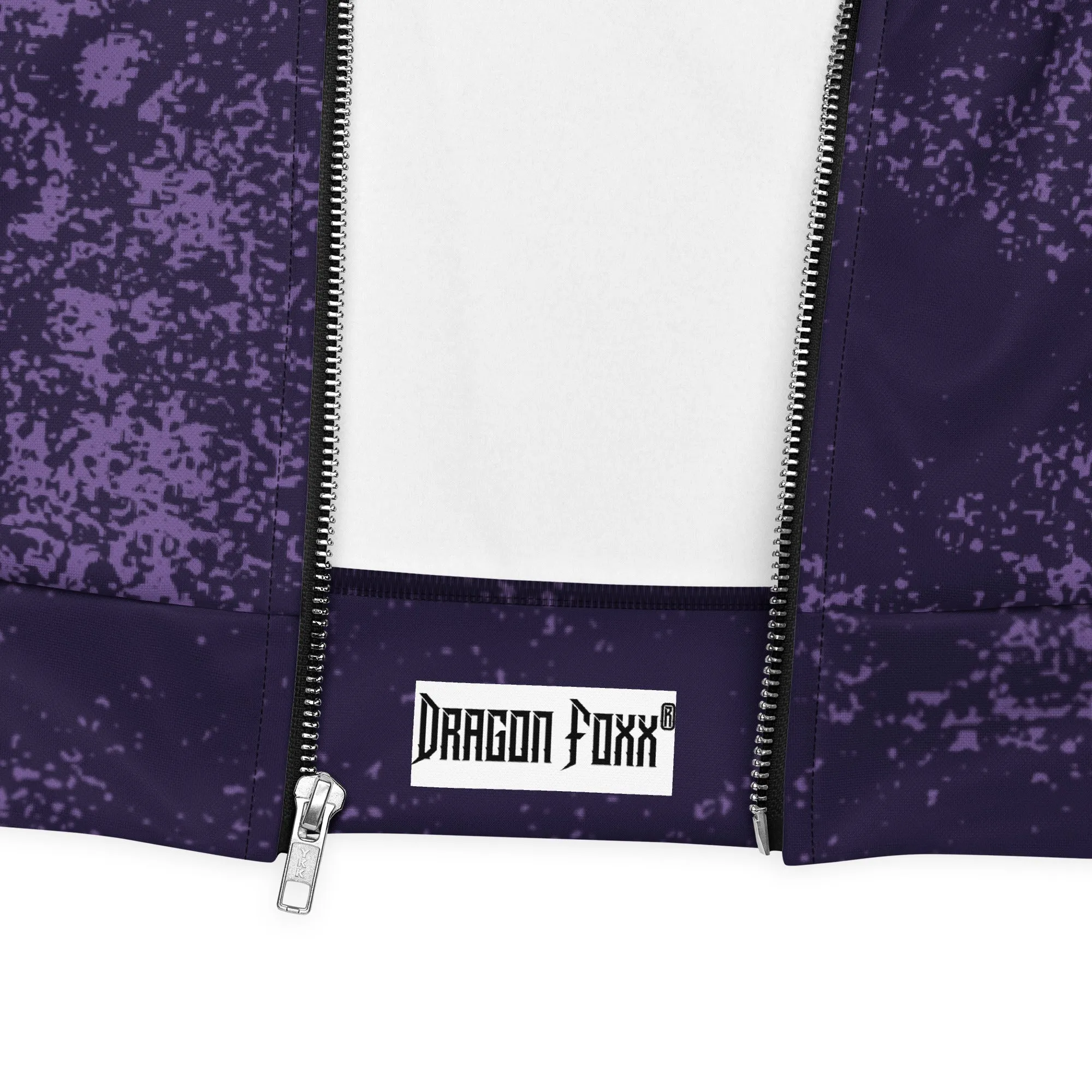 Violet Inferno Bomber Jacket