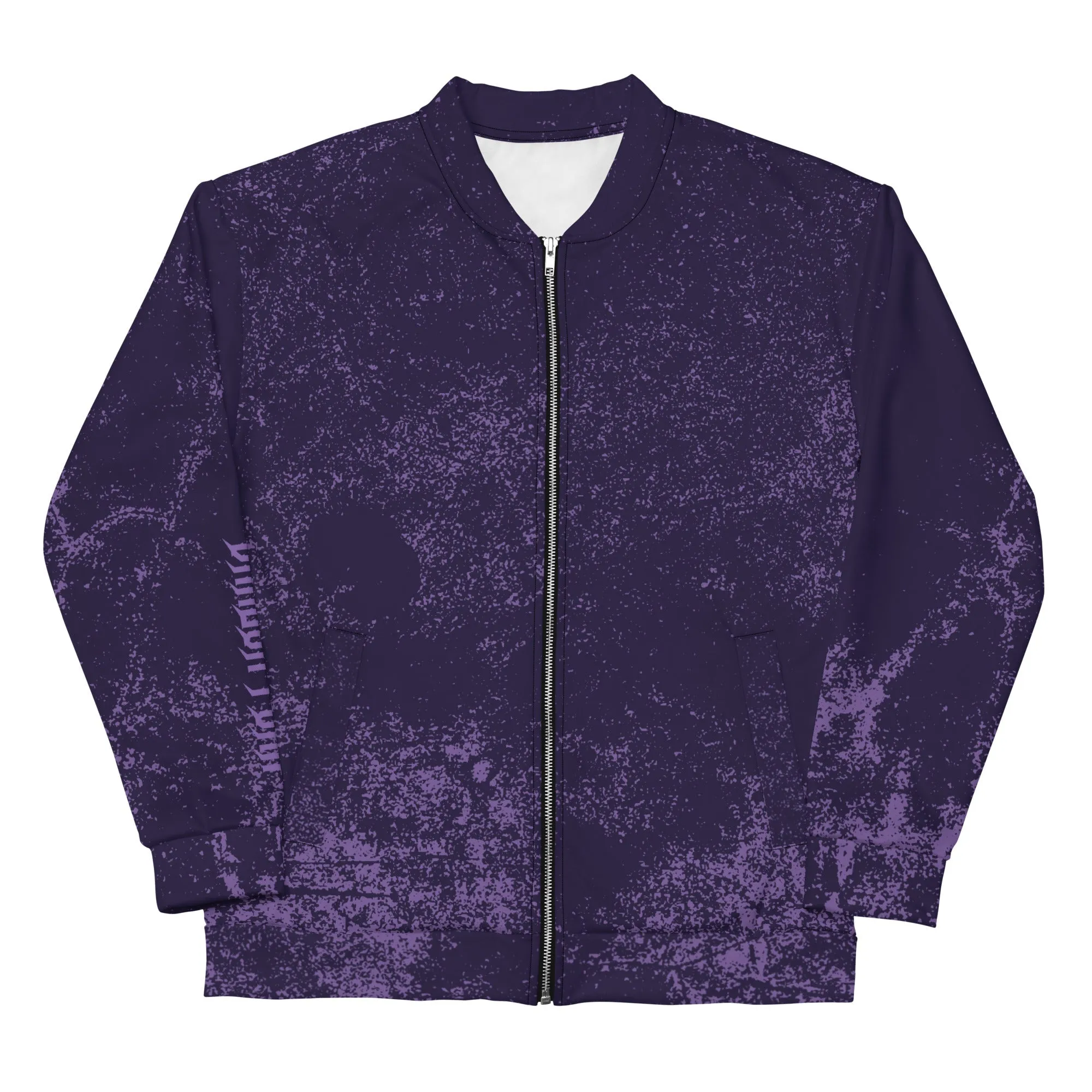 Violet Inferno Bomber Jacket