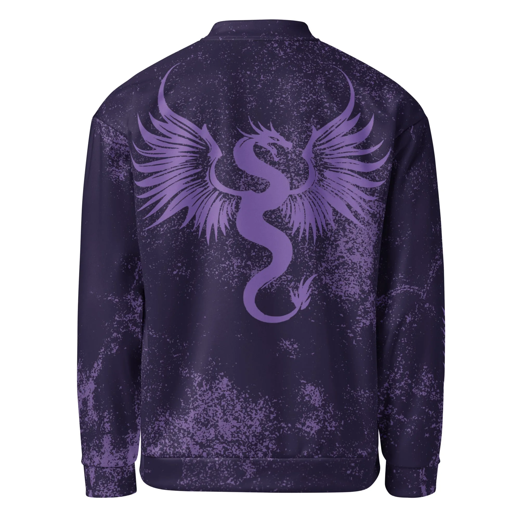 Violet Inferno Bomber Jacket