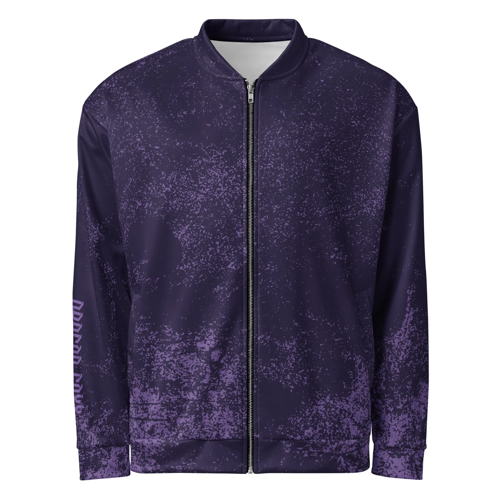 Violet Inferno Bomber Jacket