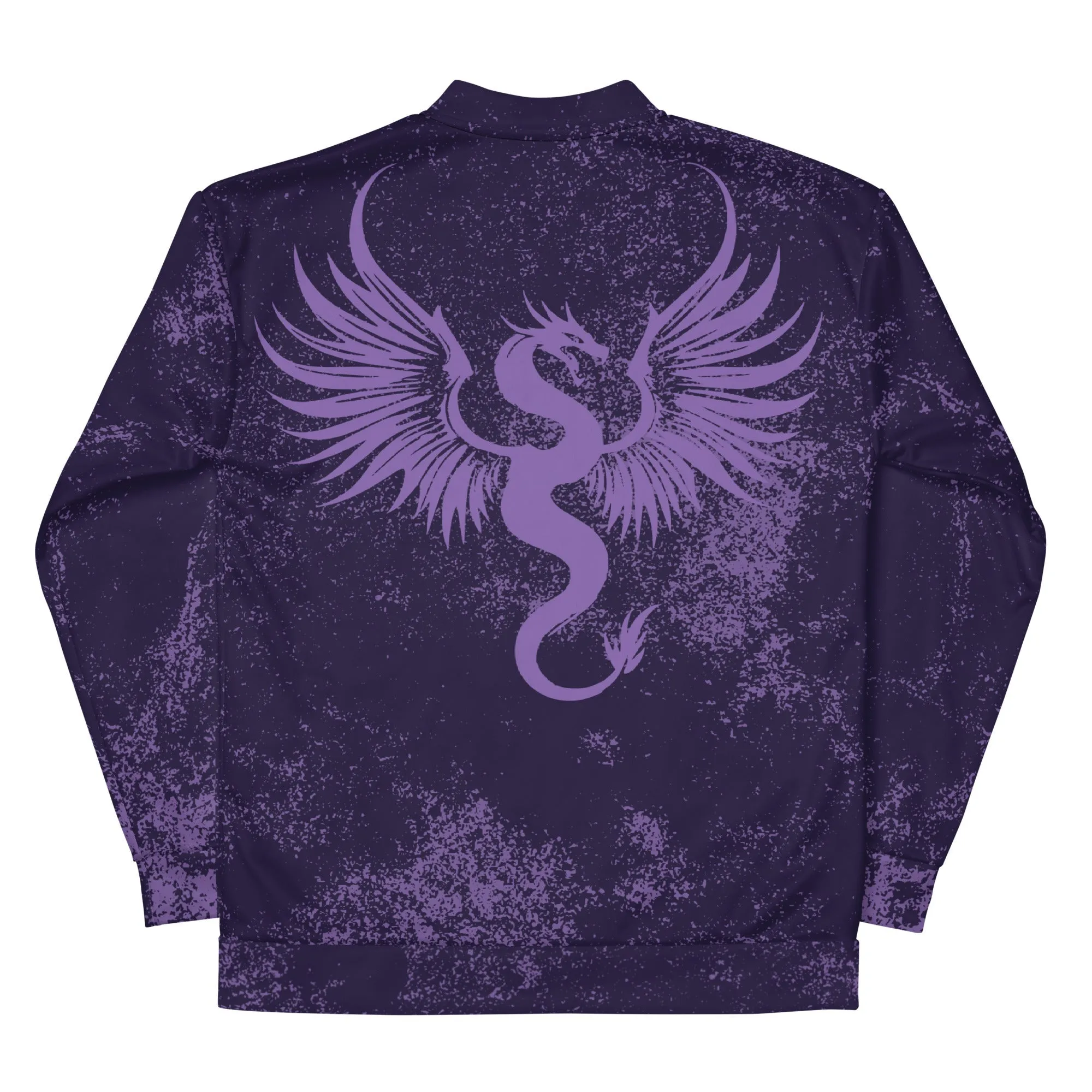 Violet Inferno Bomber Jacket