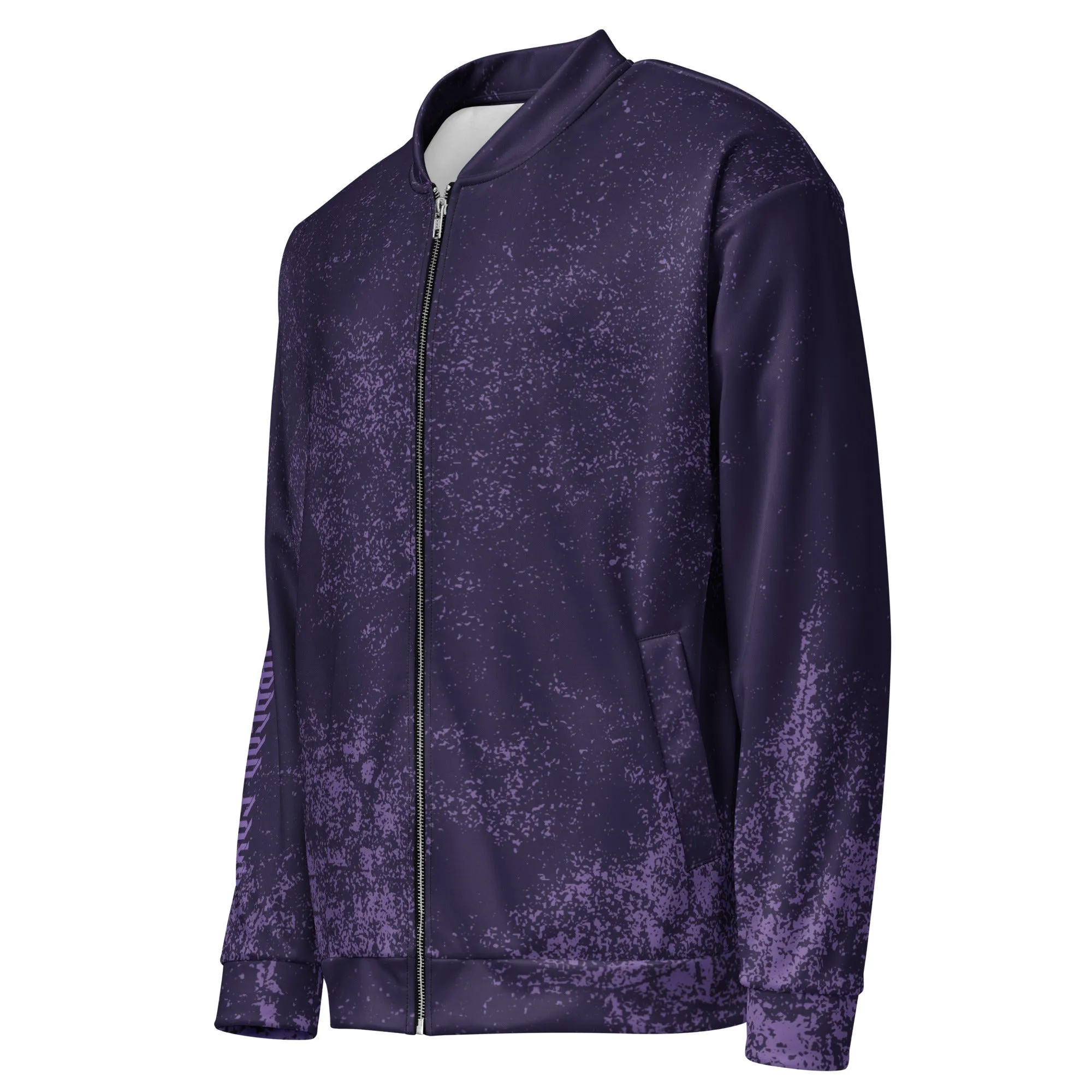 Violet Inferno Bomber Jacket