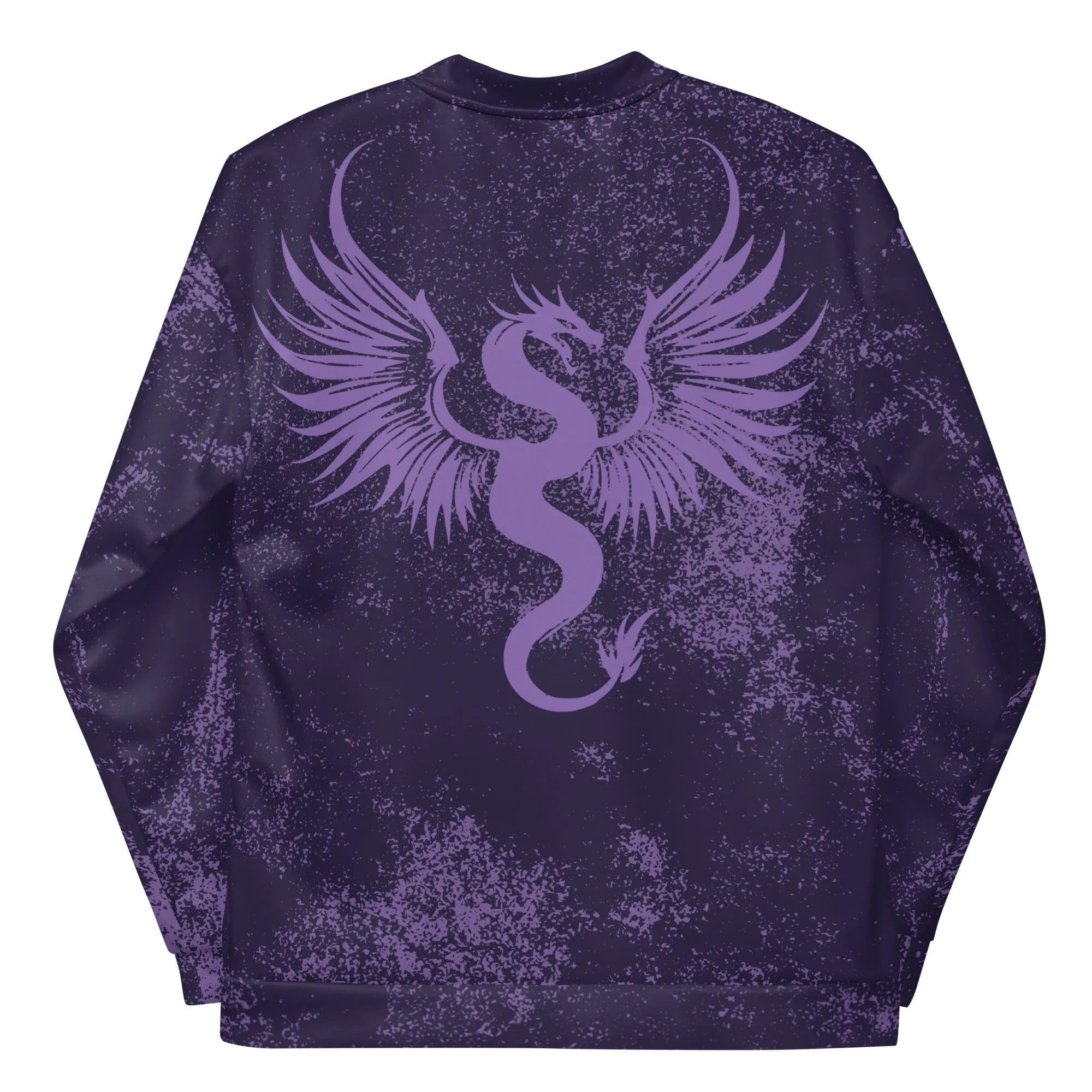 Violet Inferno Bomber Jacket