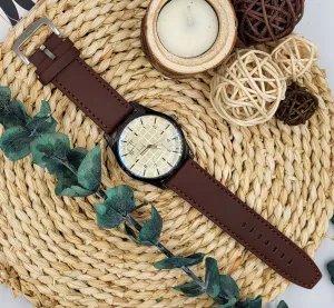 W3693 - Dark Brown Men's Fashion Watch