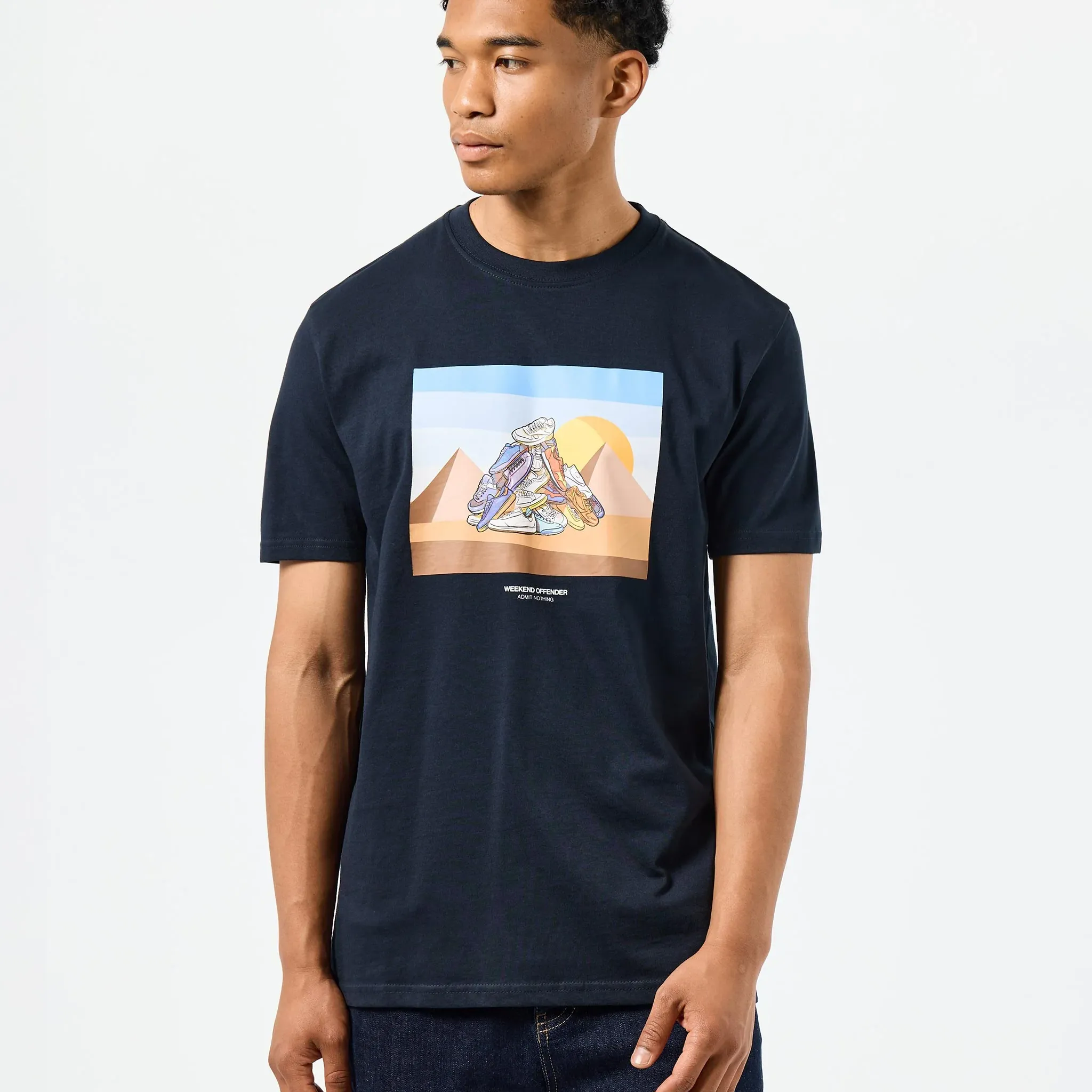 Weekend Offender Geeza T-Shirt Navy