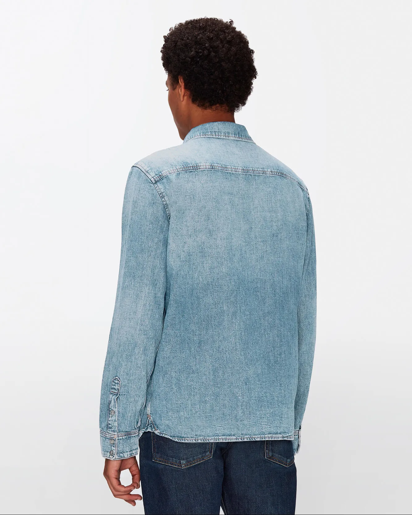 Western Shirt in Waterfall