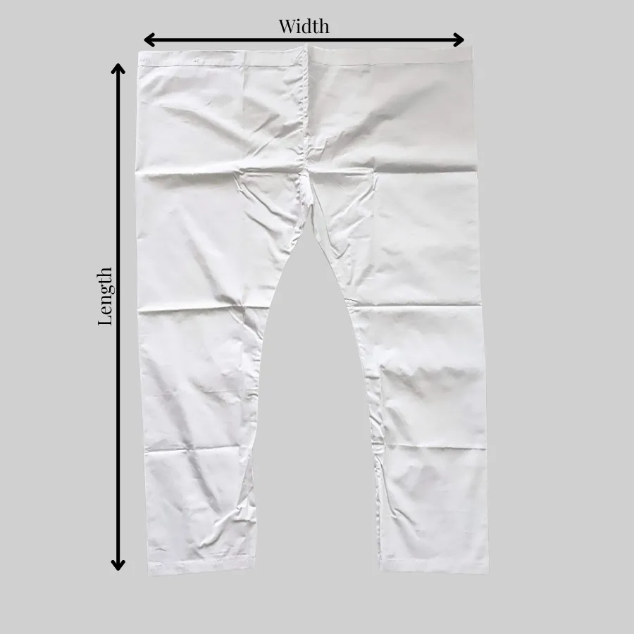 White Men's Cotton Pajamas