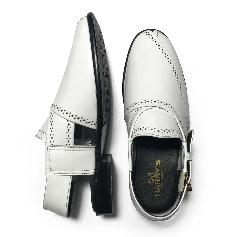 WHITE SIMPLE CHAPPAL