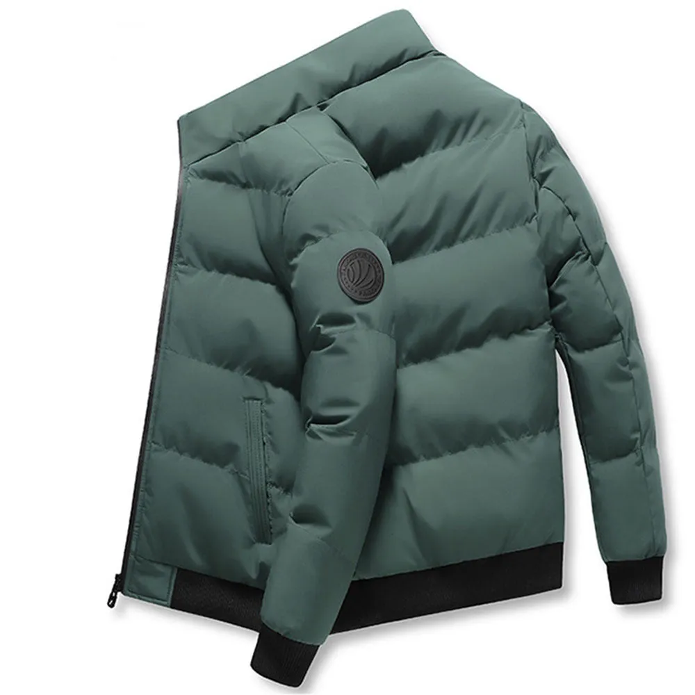 Wholesale Men's Jackets with Standing Collar Down Cotton Jackets