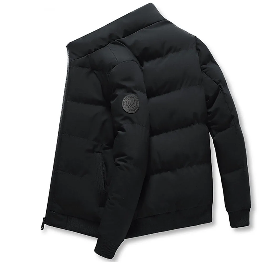 Wholesale Men's Jackets with Standing Collar Down Cotton Jackets