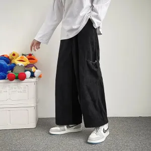 WIAOFELLAS  -  Straight Pants Men Sweatpants Korean Clothes Jogging Spring Men's Clothing Hip Hop Streetwear Joggers Pants Men