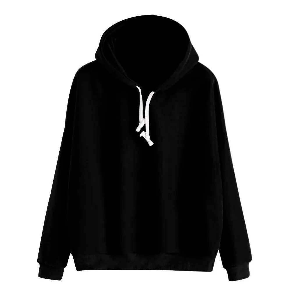 Women's Autumn/Winter Casual Cotton Hooded Sweatshirt