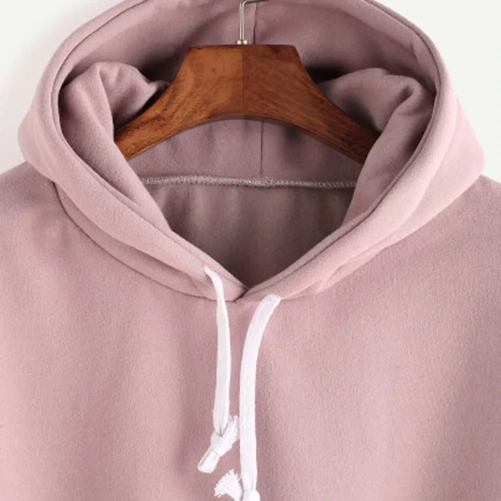 Women's Autumn/Winter Casual Cotton Hooded Sweatshirt