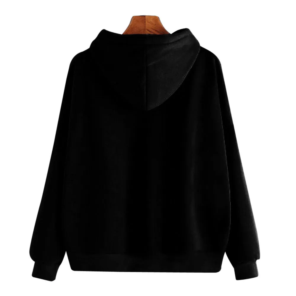 Women's Autumn/Winter Casual Cotton Hooded Sweatshirt