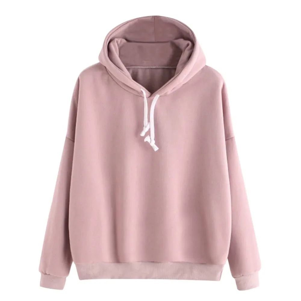 Women's Autumn/Winter Casual Cotton Hooded Sweatshirt