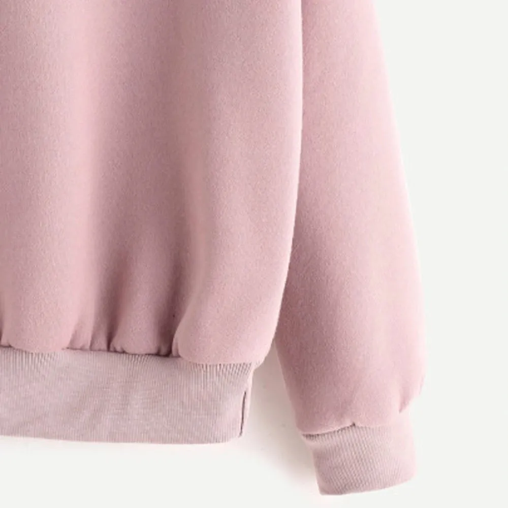 Women's Autumn/Winter Casual Cotton Hooded Sweatshirt