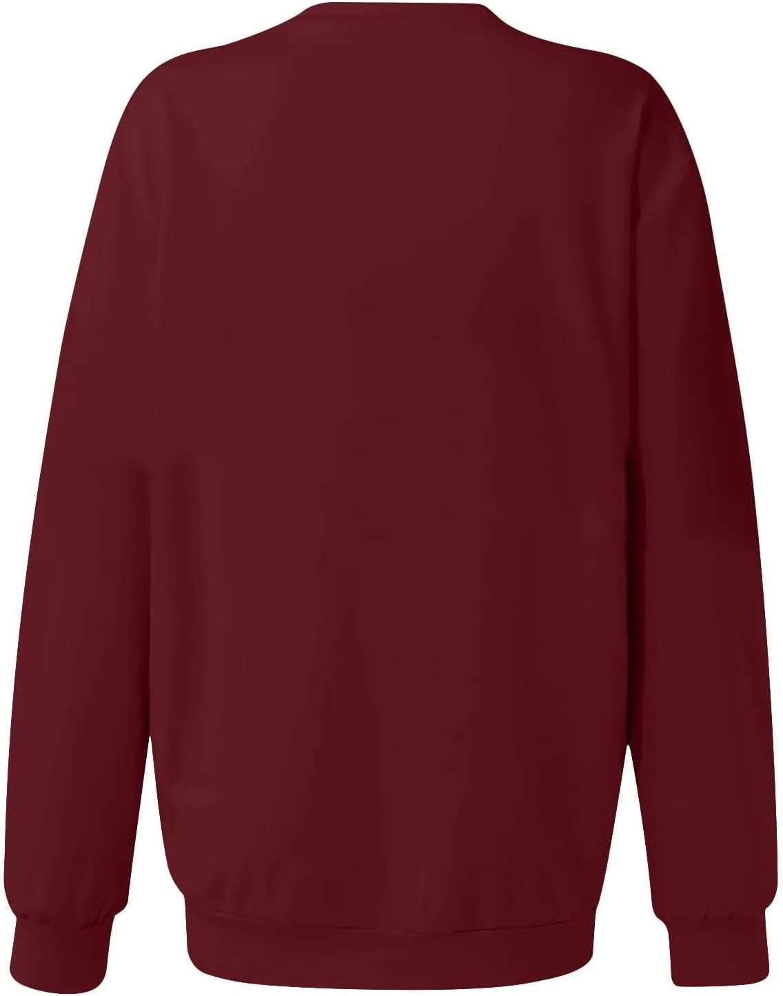 Women's Casual Long Sleeve Crew Neck Pullover Sweatshirt - Soft, Comfortable and Stylish