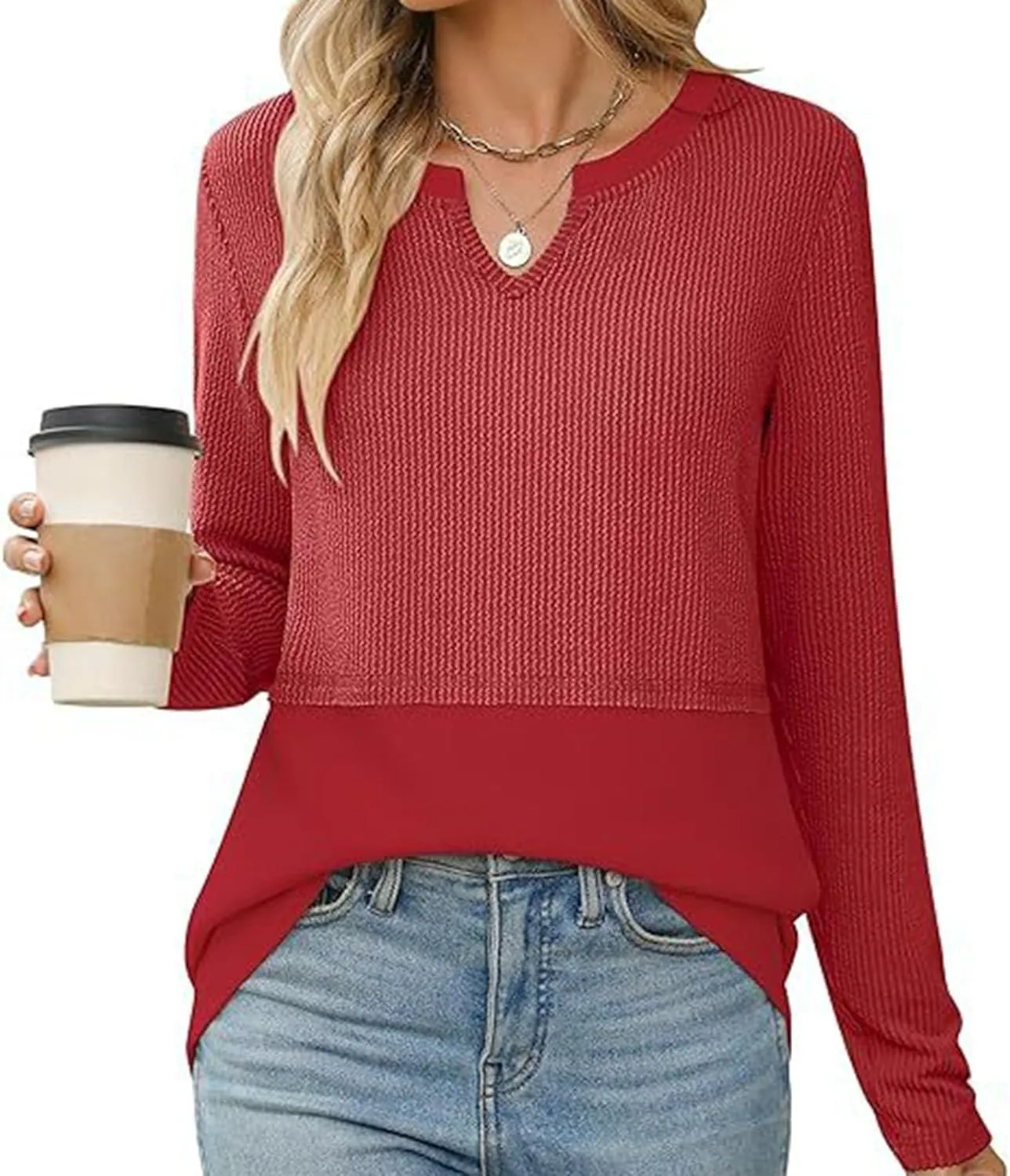 Womens Casual Tops Texture Patchwork V Neck Short Sleeve Shirts Slim Fit Breathable Summer Street Trendy Clothes 2025