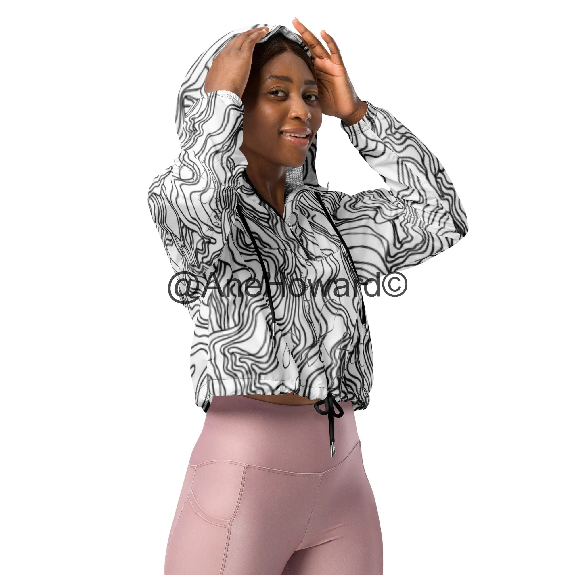 Women’s cropped windbreaker  Jacket Urban Buzz Signature