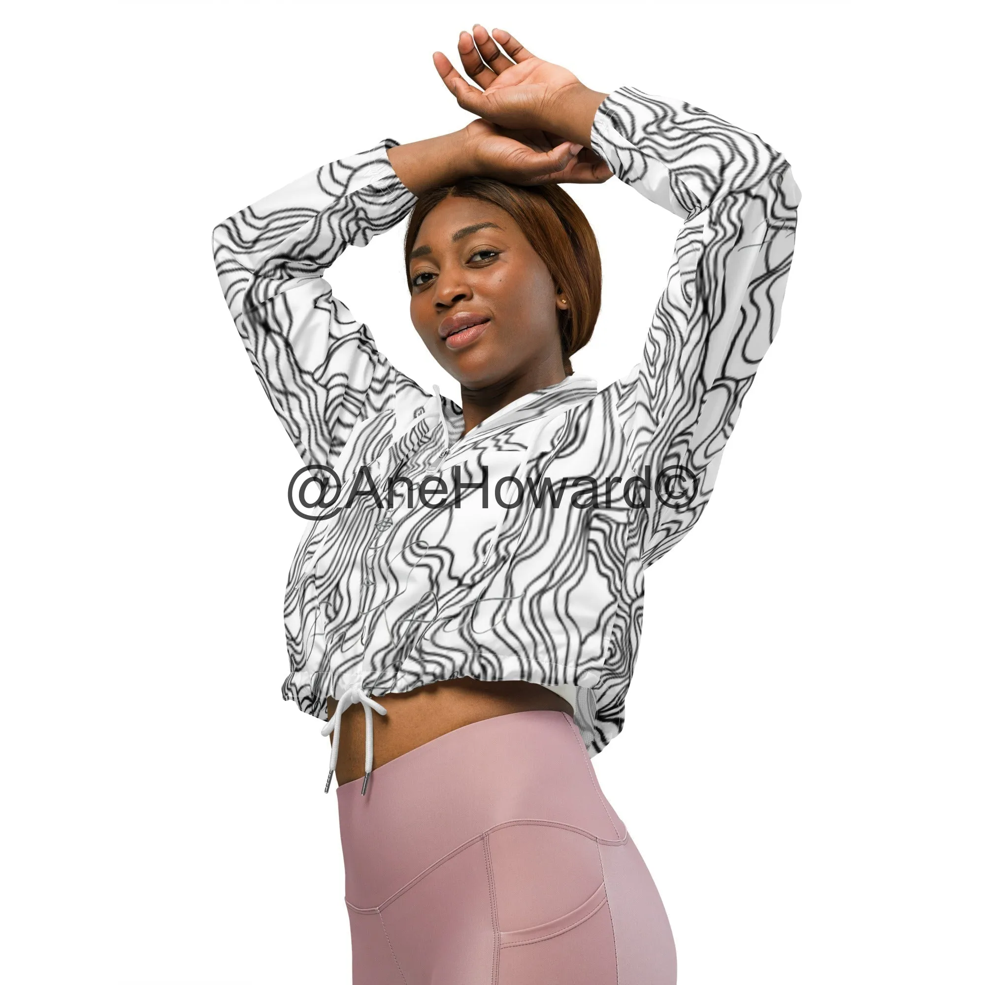 Women’s cropped windbreaker  Jacket Urban Buzz Signature