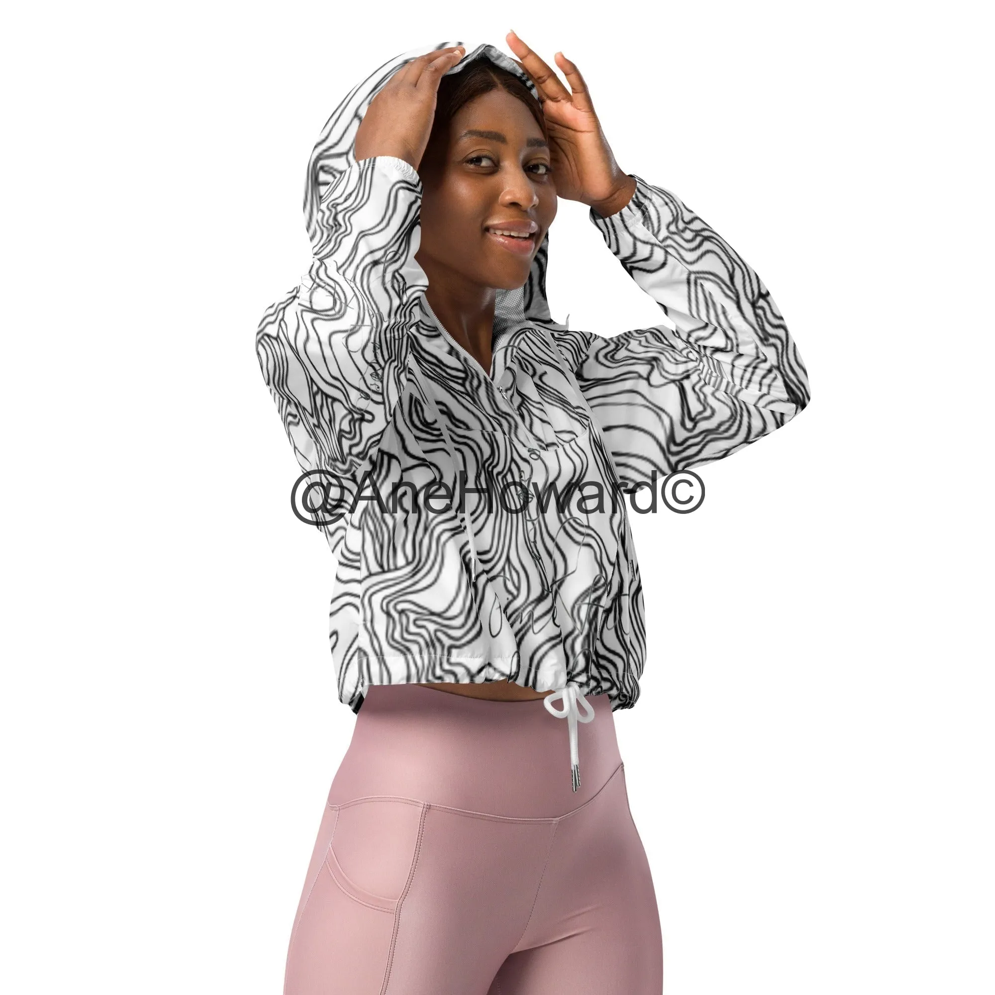 Women’s cropped windbreaker  Jacket Urban Buzz Signature