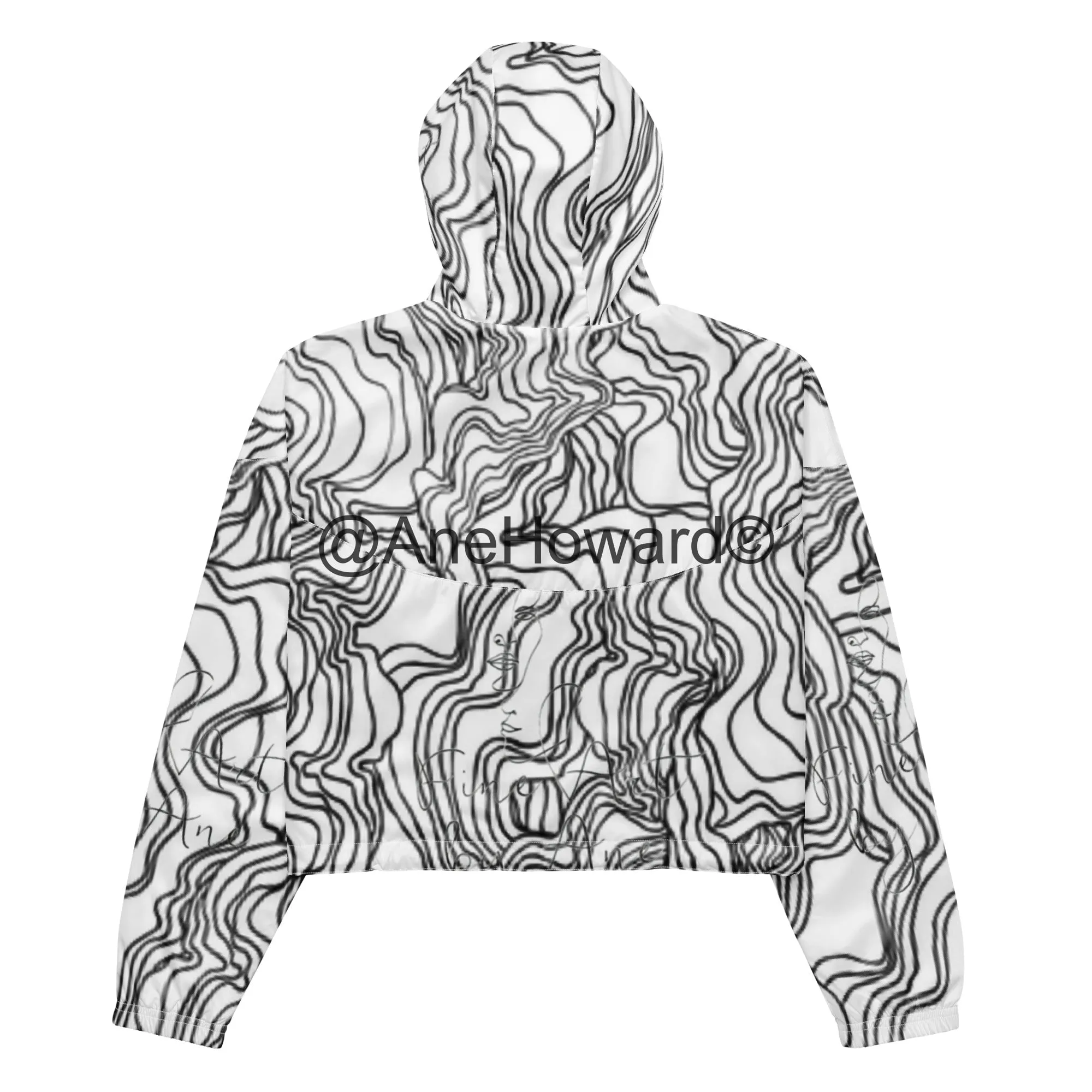 Women’s cropped windbreaker  Jacket Urban Buzz Signature
