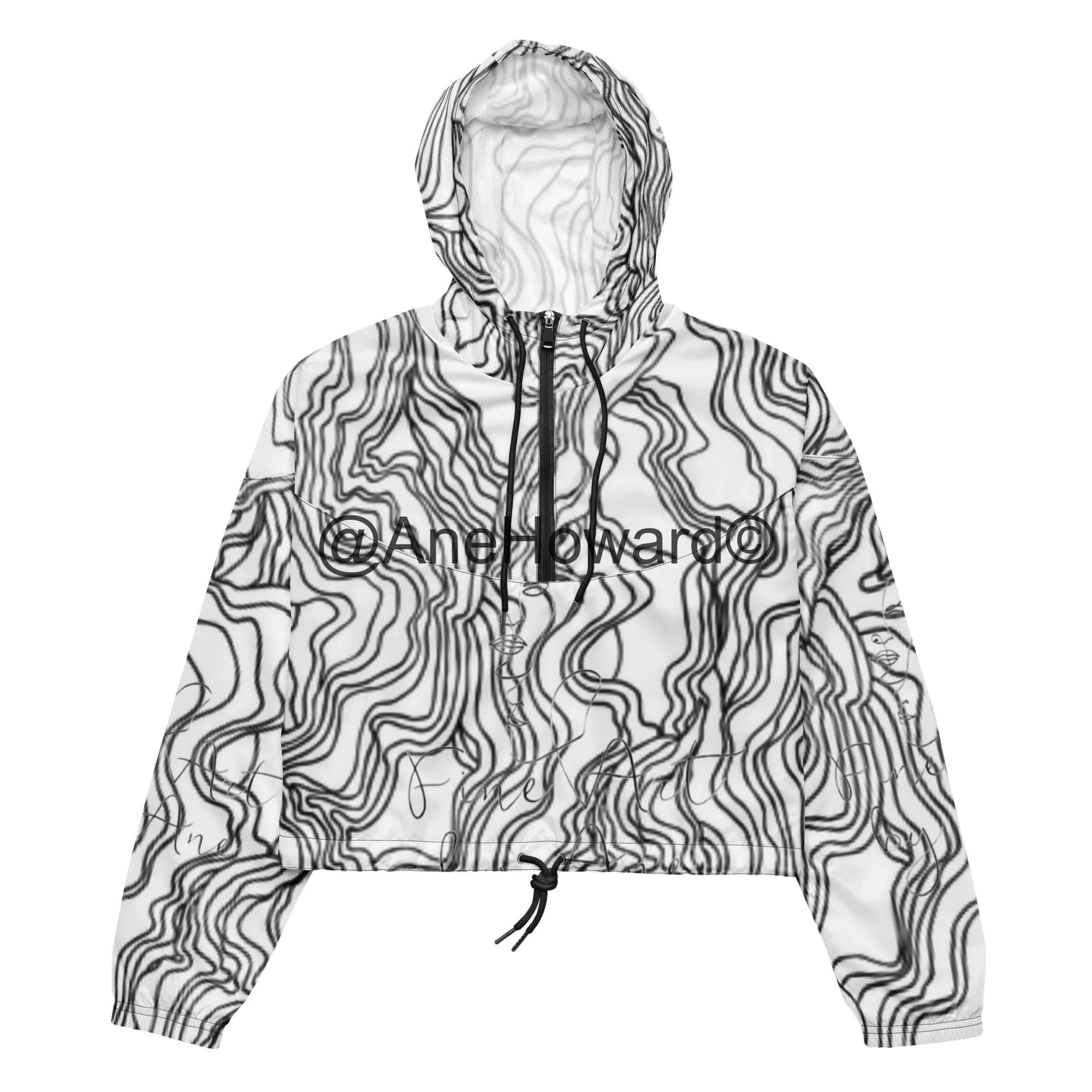 Women’s cropped windbreaker  Jacket Urban Buzz Signature